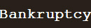 Bankruptcy